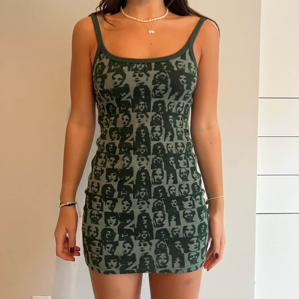Edikted green dress